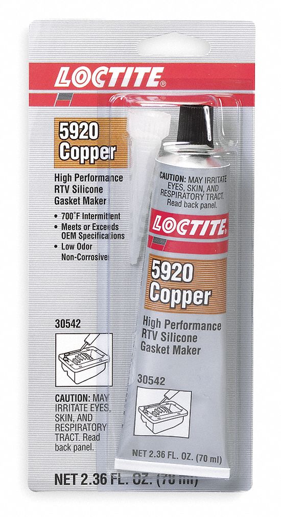 LOCTITE RTV Silicone Gasket Maker OilResistant Noncorrosive, 65 to