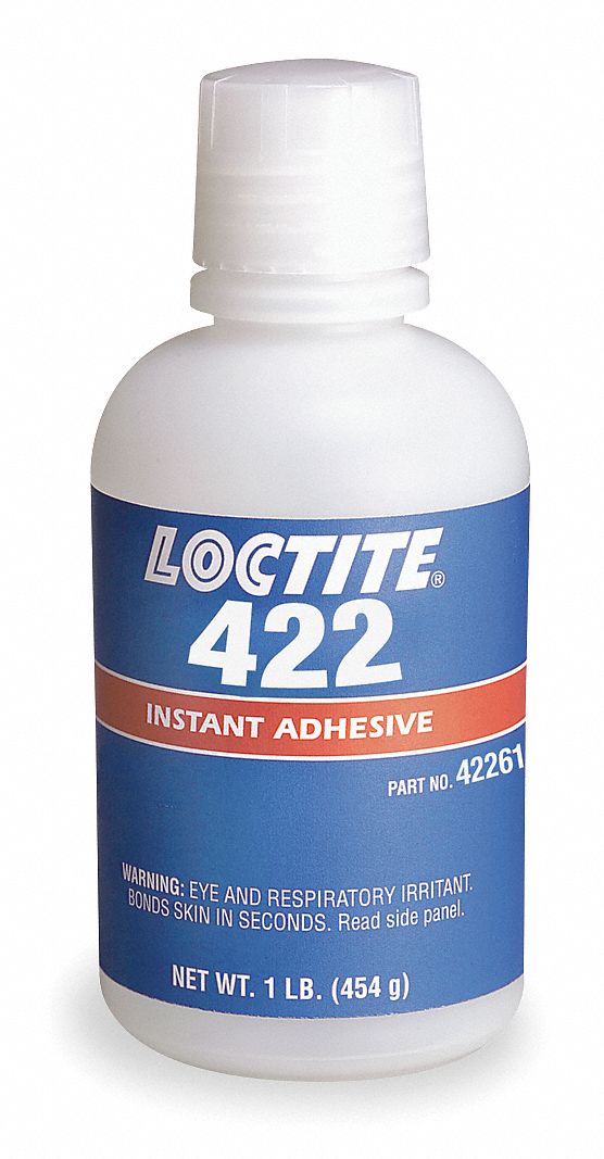 LOCTITE, 422, Plastics, Instant Adhesive 5XB50233929 Grainger