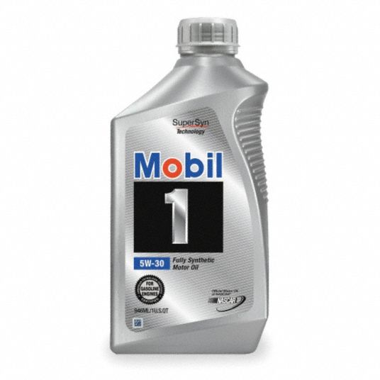 Mobil 1 Motor Oil, 5W 30, Fully Synthetic - 1 qt bottle