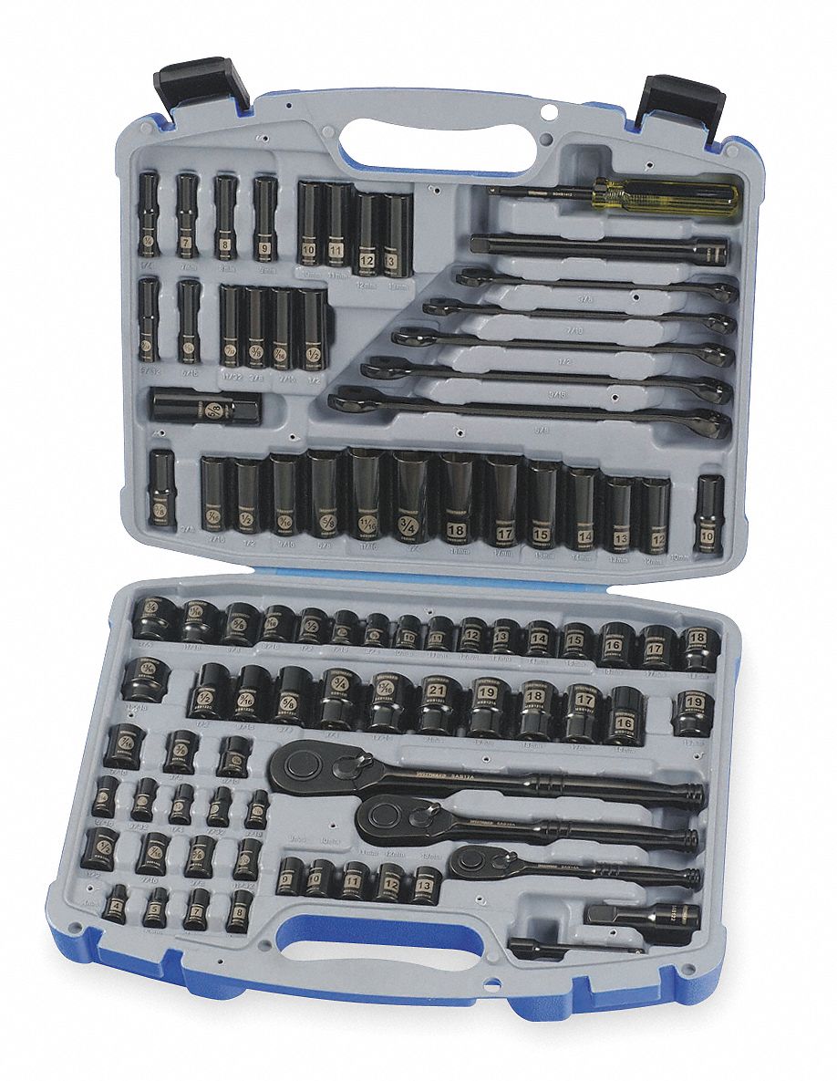 Westward Socket Set 90 Pc 1 4 3 8 1 2 In D Socket Sets Wsw5xb63 5xb63 Grainger Canada