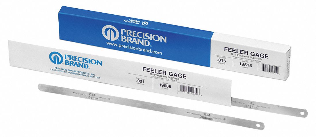 PRECISION BRAND 19790 Feeler Gauge,0.0400x12 L,PK12 