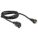 EXTENSION CORD, 6 FT CORD, 16 AWG WIRE SIZE, 16/3, SJT, NEMA 5-15P, BLACK