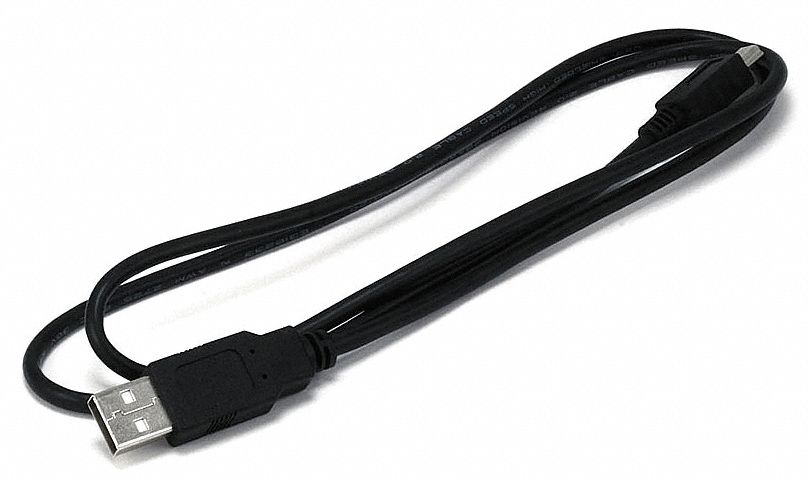 USB 2.0 CABLE,3 FT.L,BLACK