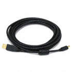 USB 2.0 CABLE,10 FT.L,BLACK