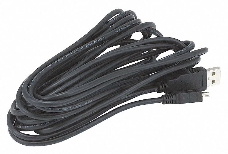 USB 2.0 CABLE,15 FT.L,BLACK