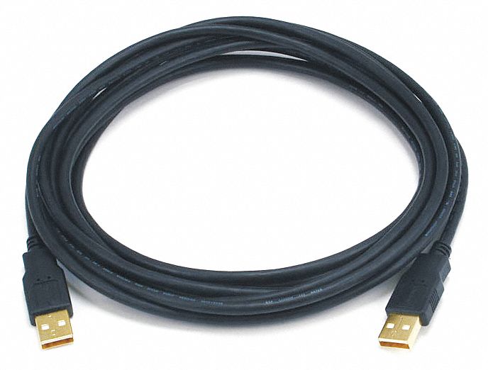 USB 2.0 CABLE,15 FT.L,BLACK