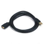 USB 2.0 EXTENSION CABLE,6 FT.L,BLAC