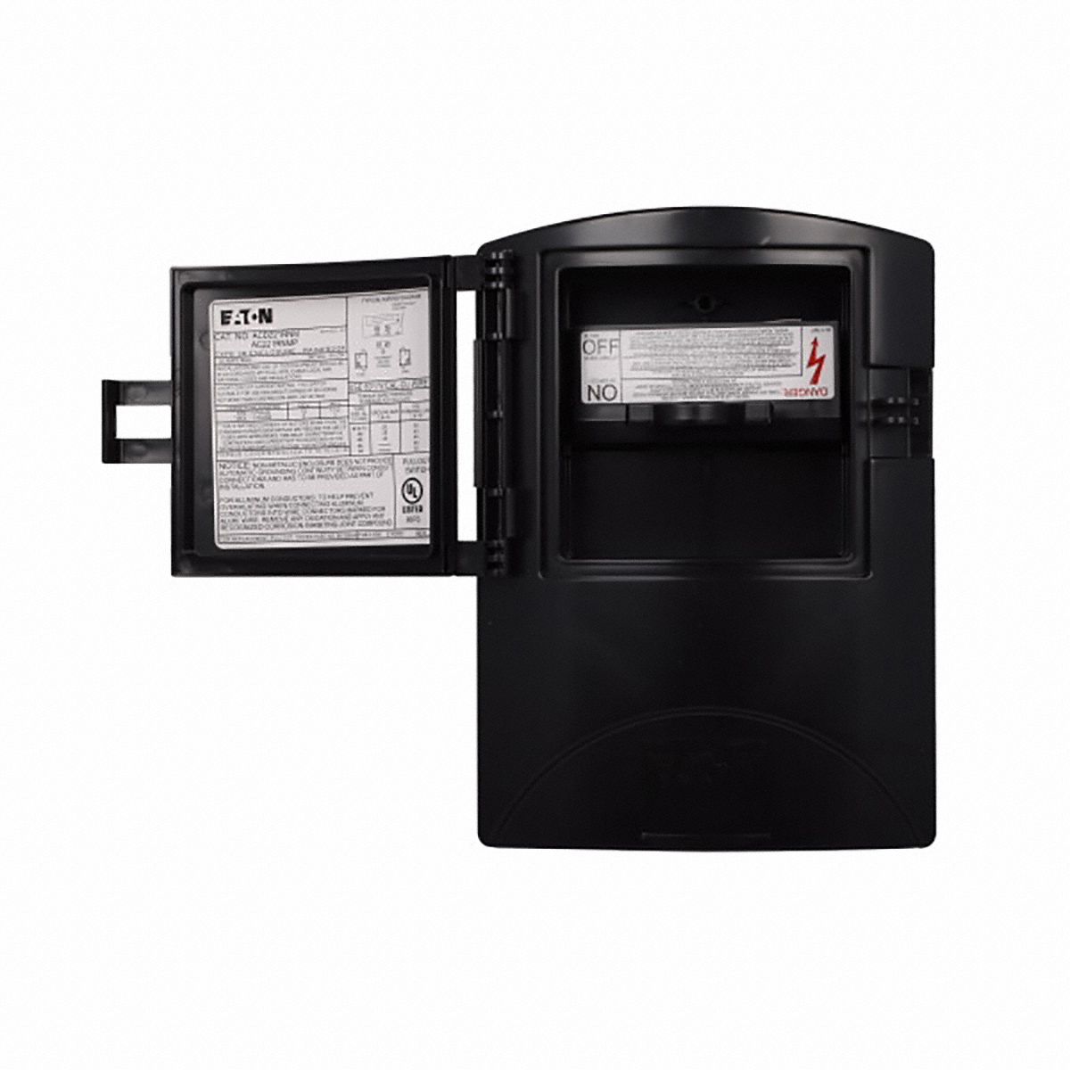 EATON DPU222R Non-Fused Pullout Air Conditioning Disconnect, 120/240 VAC, 60 A, 10 Hp, 2
