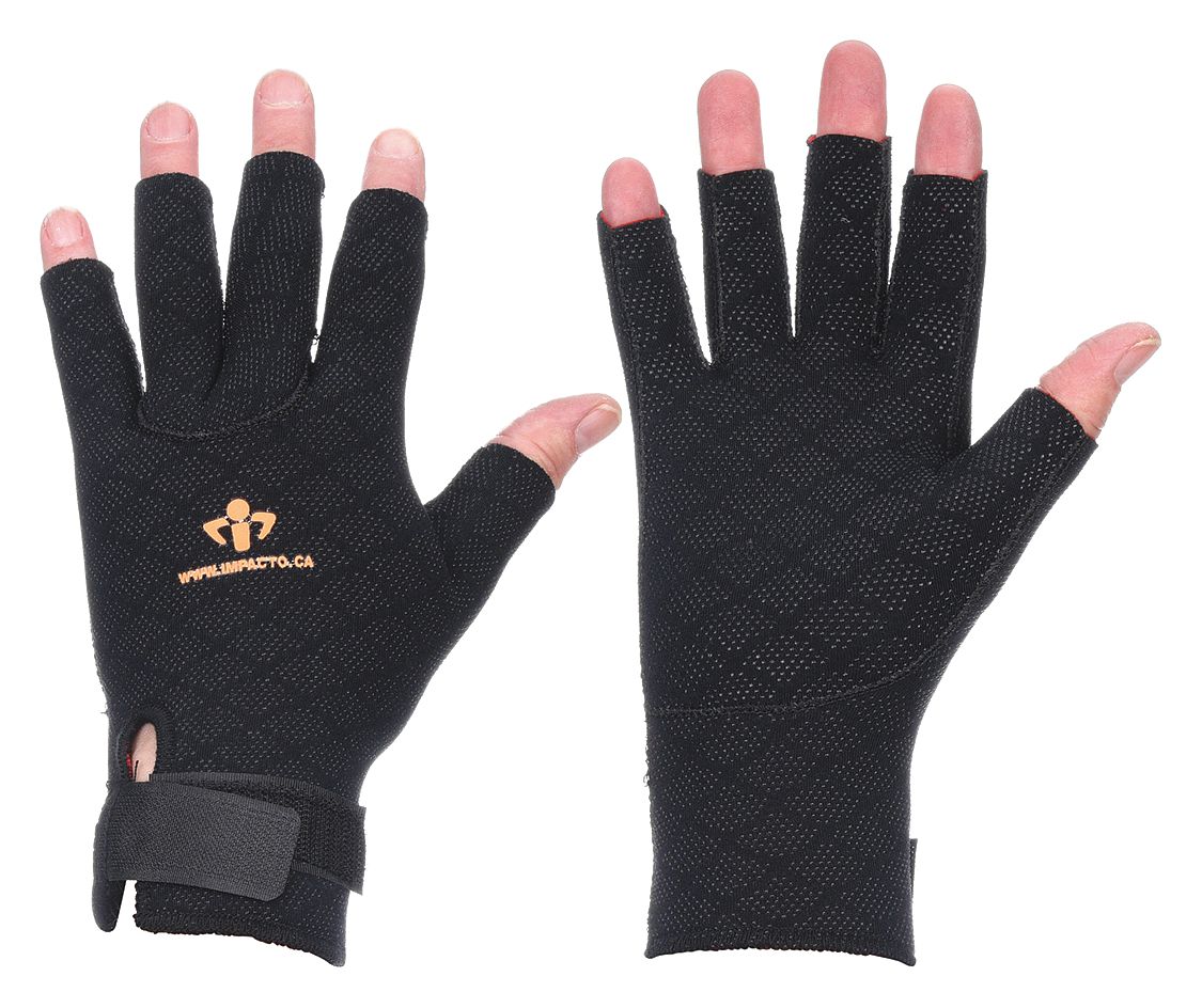 THERMO KNIT GLOVES, S, ANTISLIP LAYERED FABRIC, ANTI-VIBRATION