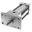 Double Acting Stainless Steel  NFPA Air Cylinder, Front Flange Mount image