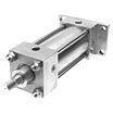 Double Acting Stainless Steel  NFPA Air Cylinder, Rear Flange Mount image