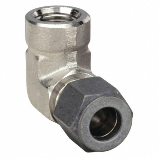 316 Stainless Steel, Compression x Compression, Union Elbow