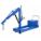 ENGINE CRANE, STEEL, 0.5 TON LOAD CAPACITY, 3 BOOM POSITIONS, BLUE