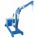 ENGINE CRANE, STEEL, 1 TON LOAD CAPACITY, 3 BOOM POSITIONS, BLUE