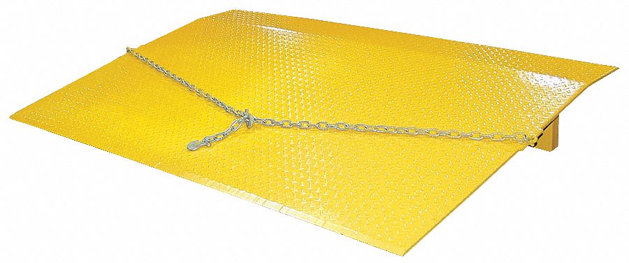 DOCK PLATE, 8,800 LB LOAD CAPACITY, 30 IN OVERALL L, 48 IN OVERALL W, DIAMOND TREADPLATE, STEEL