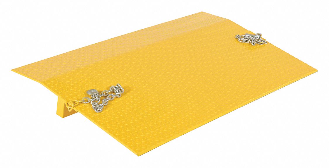 Dock Plate: 5, 150 lb Load Capacity, 36 in Overall Lg, 60 in Overall Wd, Hand Truck