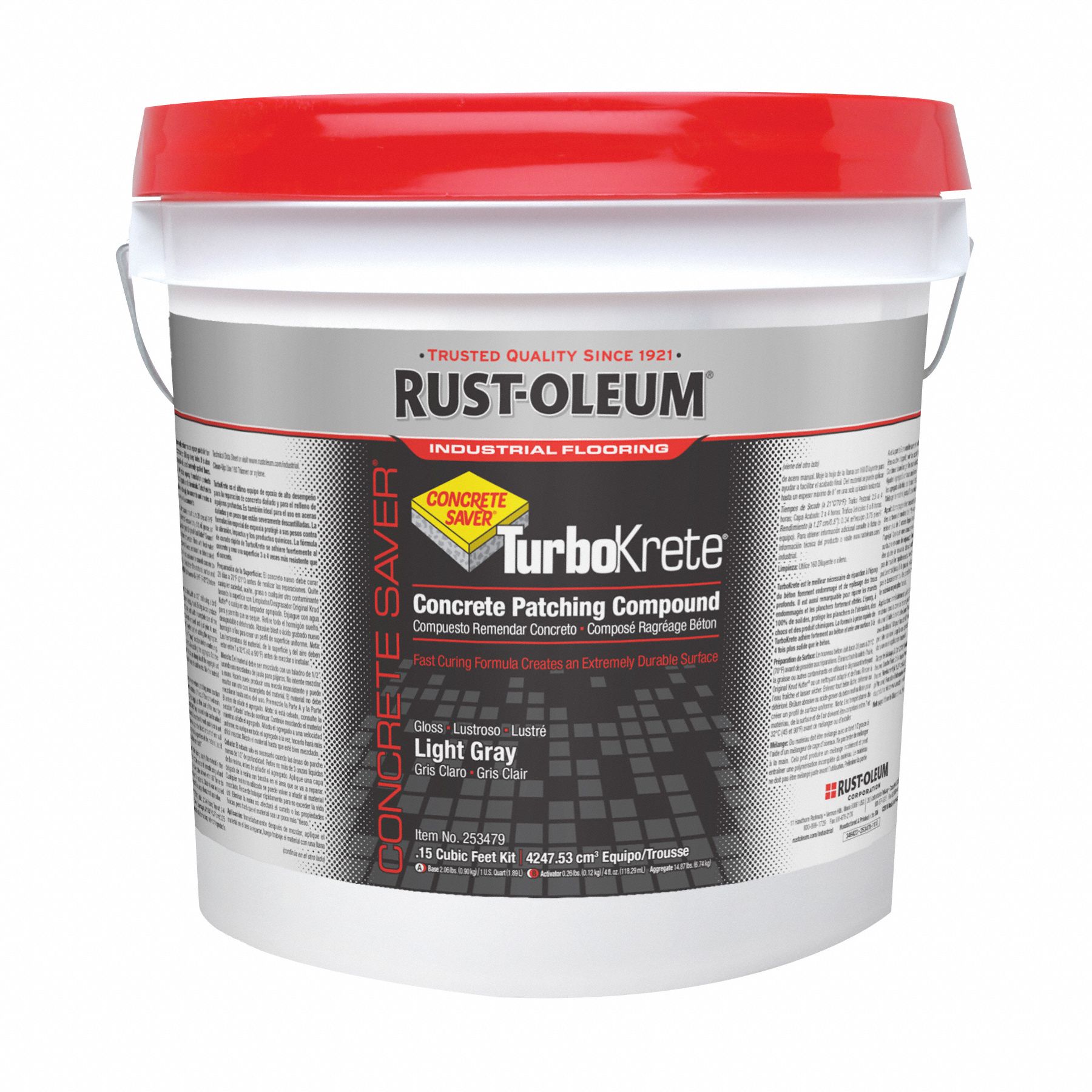 RUSTOLEUM, TurboKrete, Epoxy, Concrete Repair Compound 5XPP2253479