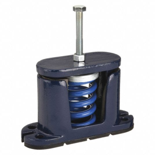 MASON, Spring, 1,000 lb Capacity, Floor-Mount Vibration Isolator ...