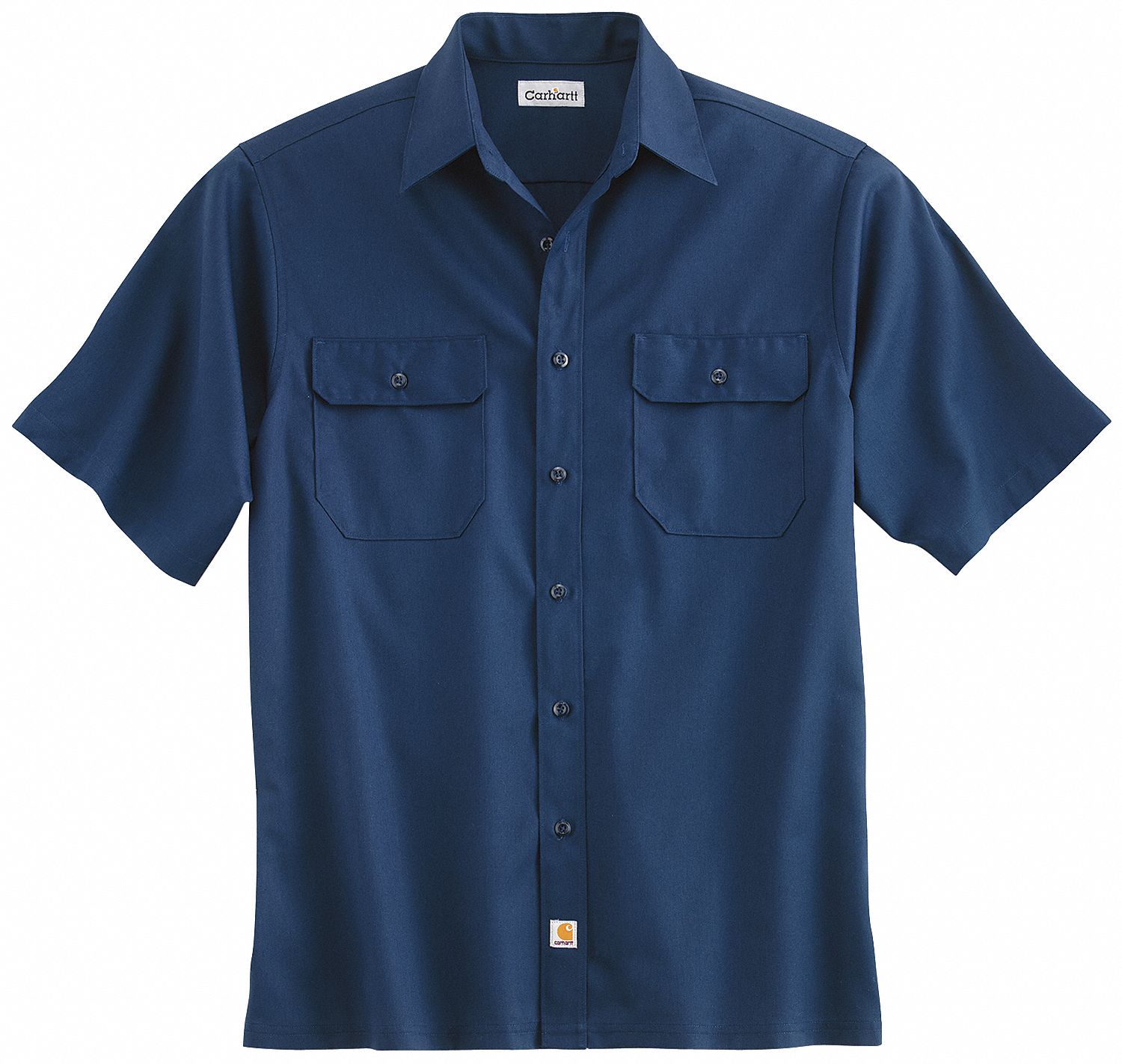 exageración eficientemente vamos a hacerlo CARHARTT Camisa Trabajo Manga Corta,XG,Azul Marin - Camisas para Taller y  Trabajo - 5XRP1 | S223 NVY XLG REG - Grainger México