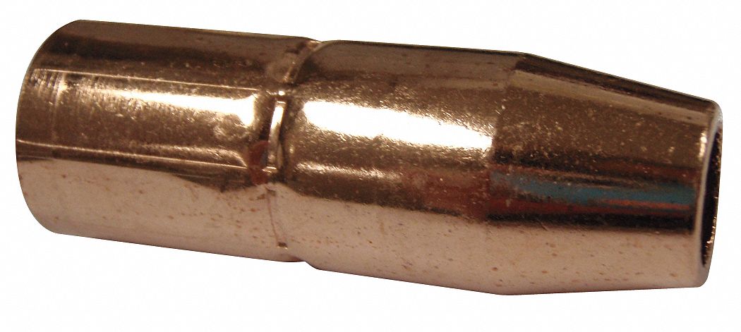 NOZZLE, M-SERIES, ½ IN, CONICAL TIP, ⅛ IN RECESS, COPPER