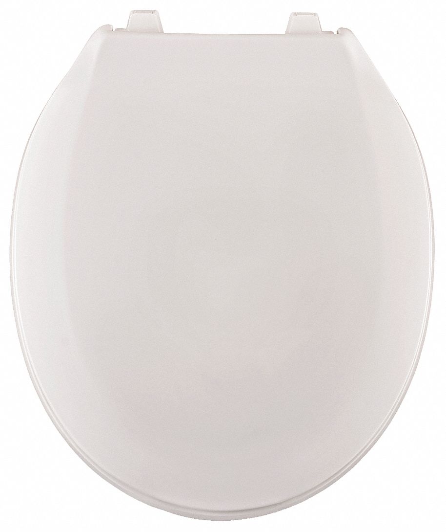 White, Stainless Steel, Toilet Seat 5XTE8GR460STS001 Grainger