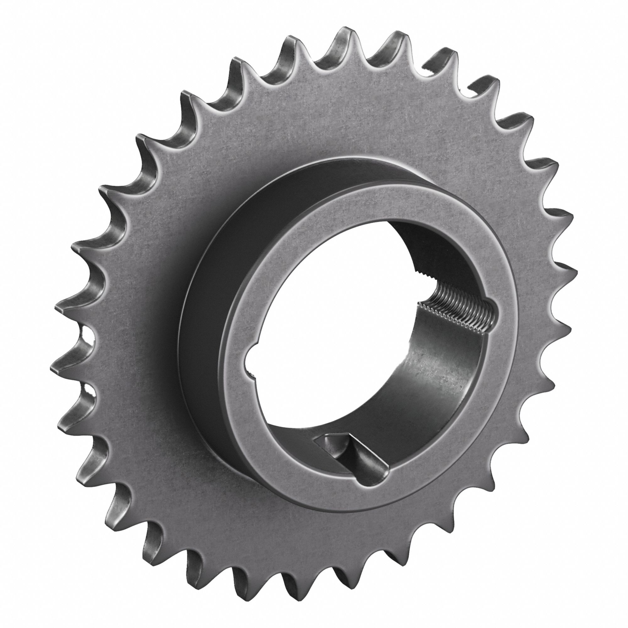 Sprocket: For 50 Chain, 30 Teeth, 5.979 in Pitch Dia, 6.321 in Outside Dia, Steel, ANSI