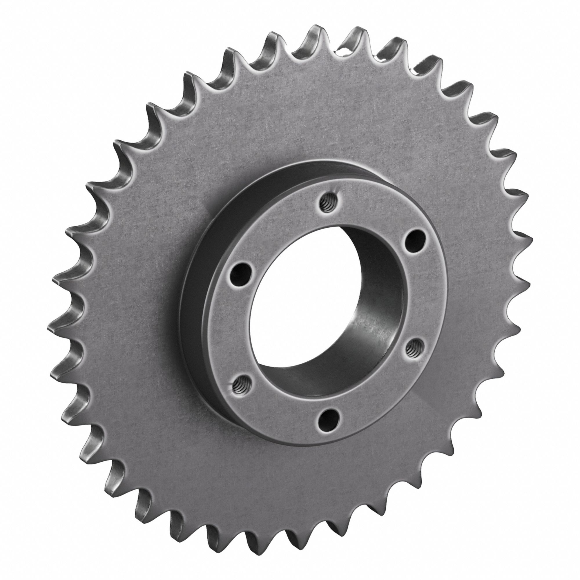 Sprocket: For 40 Chain, 35 Teeth, 5.578 in Pitch Dia, 5.86 in Outside Dia, Steel