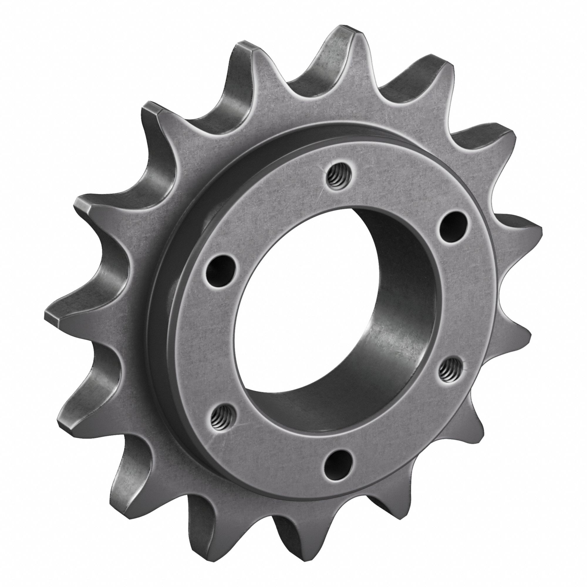 Sprocket: For 50 Chain, 15 Teeth, 3.006 in Pitch Dia, 3.32 in Outside Dia, Steel
