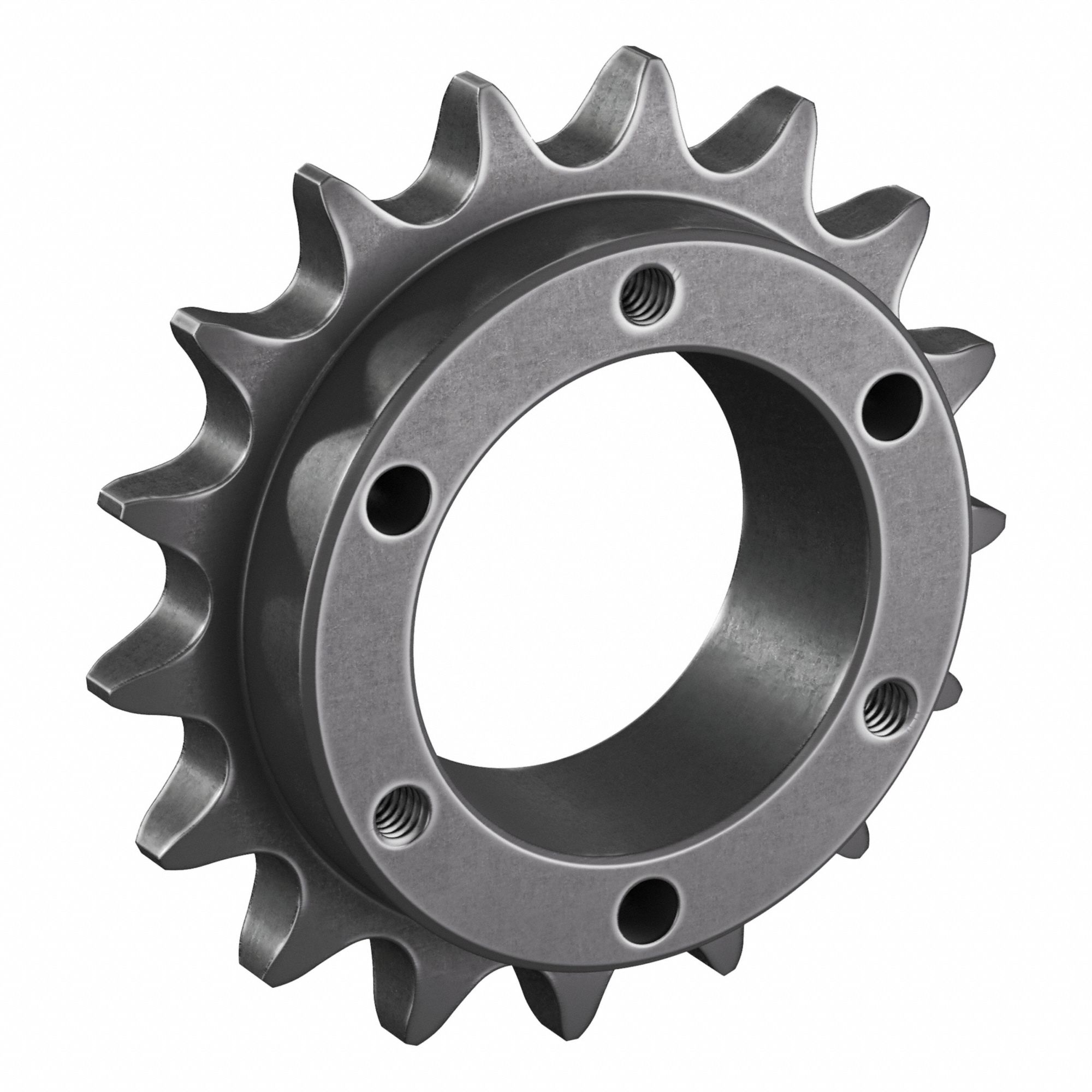 Sprocket: For 50 Chain, 17 Teeth, 3.401 in Pitch Dia, 3.72 in Outside Dia, Steel