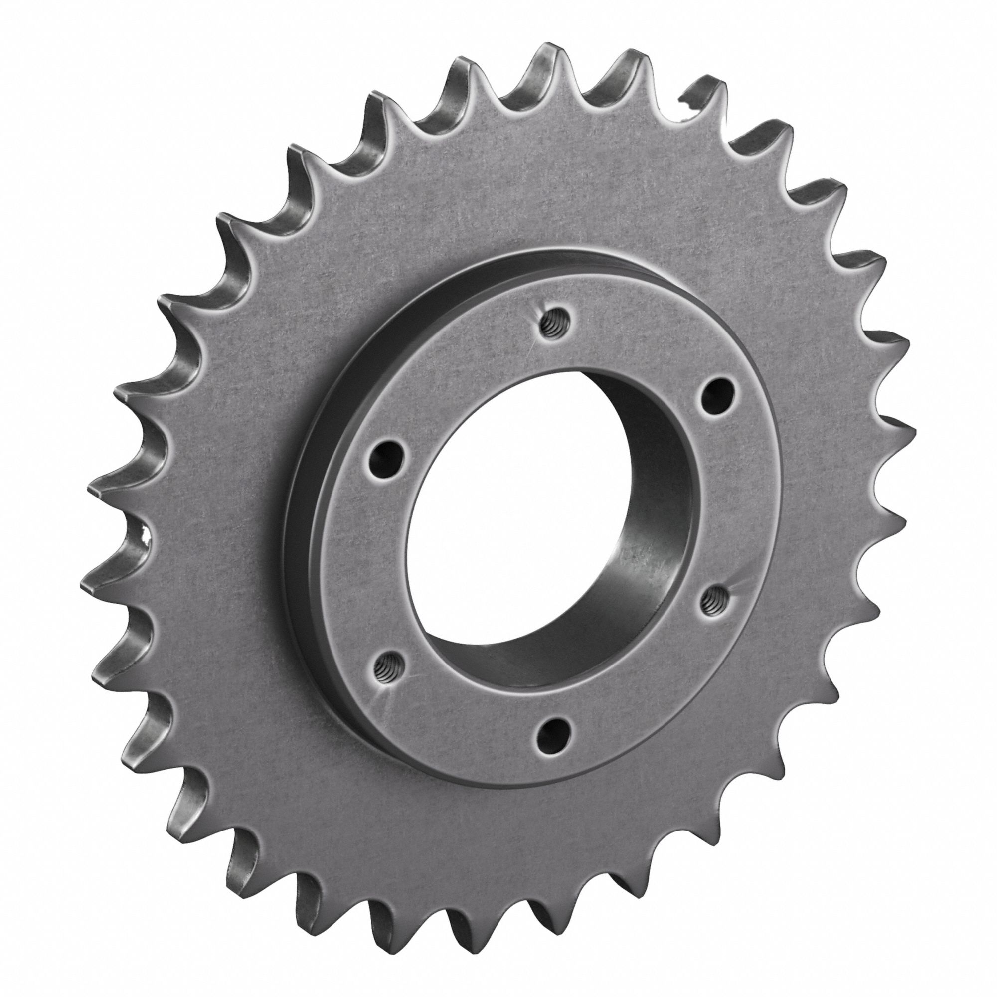 Sprocket: For 50 Chain, 30 Teeth, 5.979 in Pitch Dia, 6.32 in Outside Dia, Steel