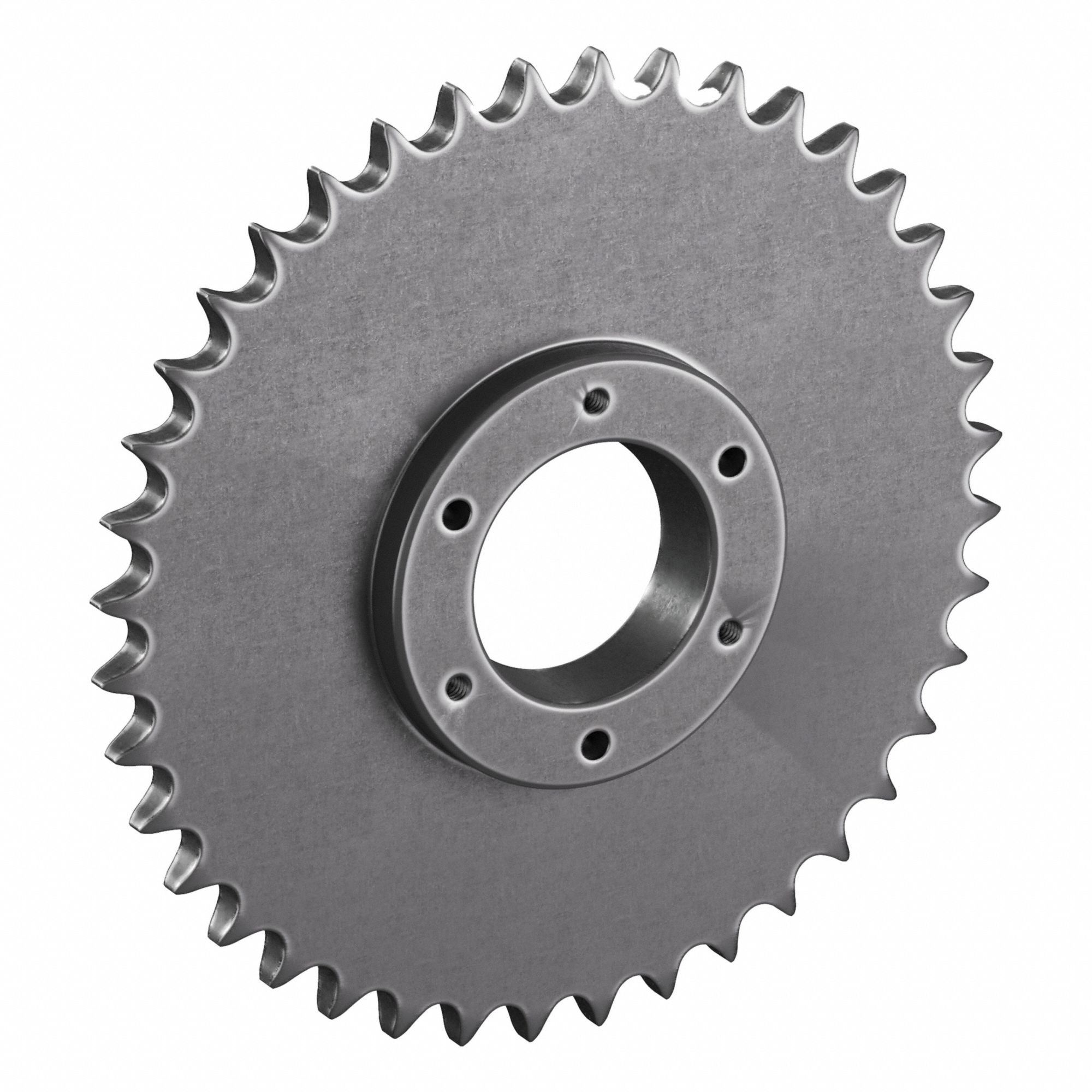 Sprocket: For 50 Chain, 40 Teeth, 7.966 in Pitch Dia, 8.32 in Outside Dia, Steel