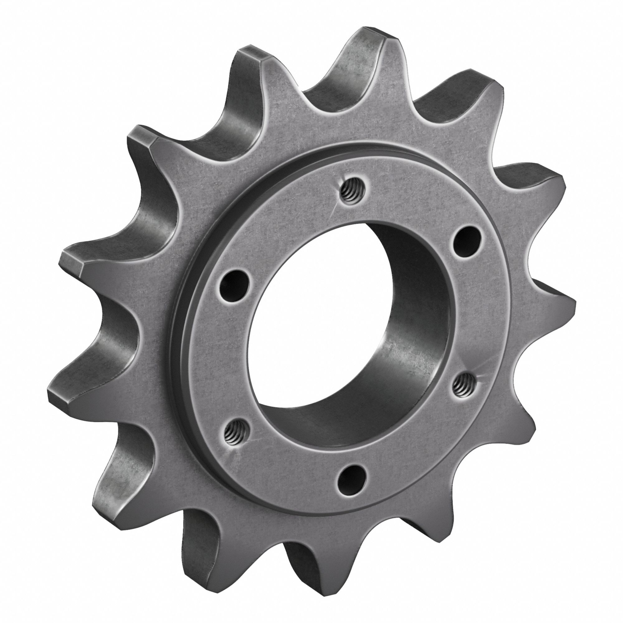 Sprocket: For 60 Chain, 13 Teeth, 3.134 in Pitch Dia, 3.49 in Outside Dia, Steel