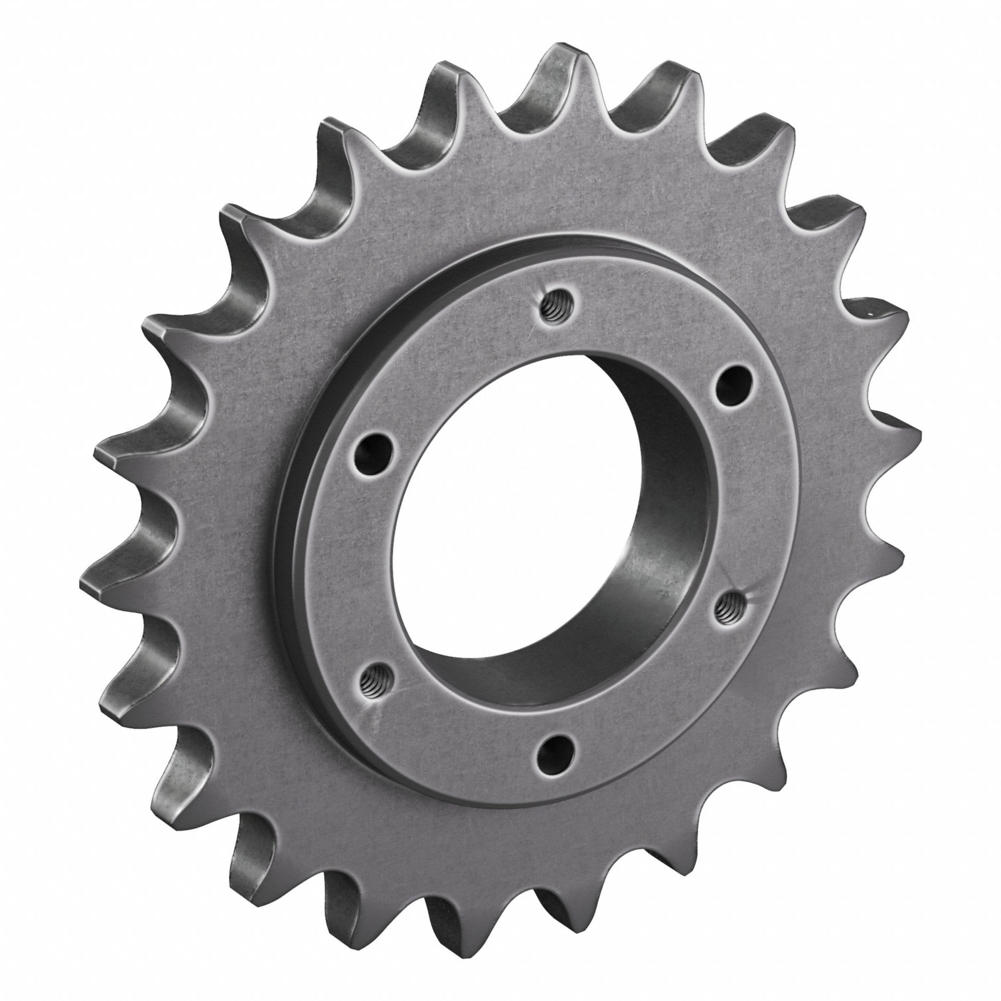 Sprocket: For 60 Chain, 22 Teeth, 5.27 in Pitch Dia, 5.67 in Outside Dia, Steel