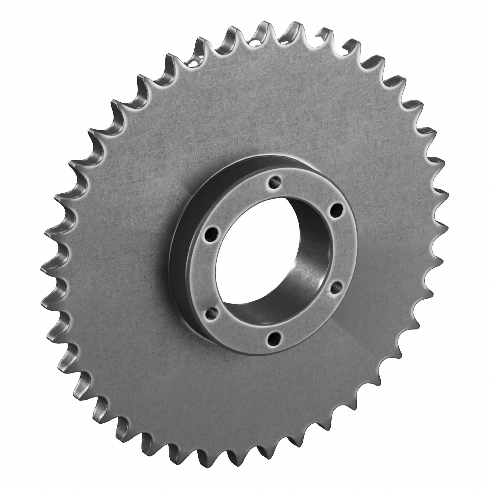 Sprocket: For 60 Chain, 40 Teeth, 9.559 in Pitch Dia, 9.98 in Outside Dia, Steel