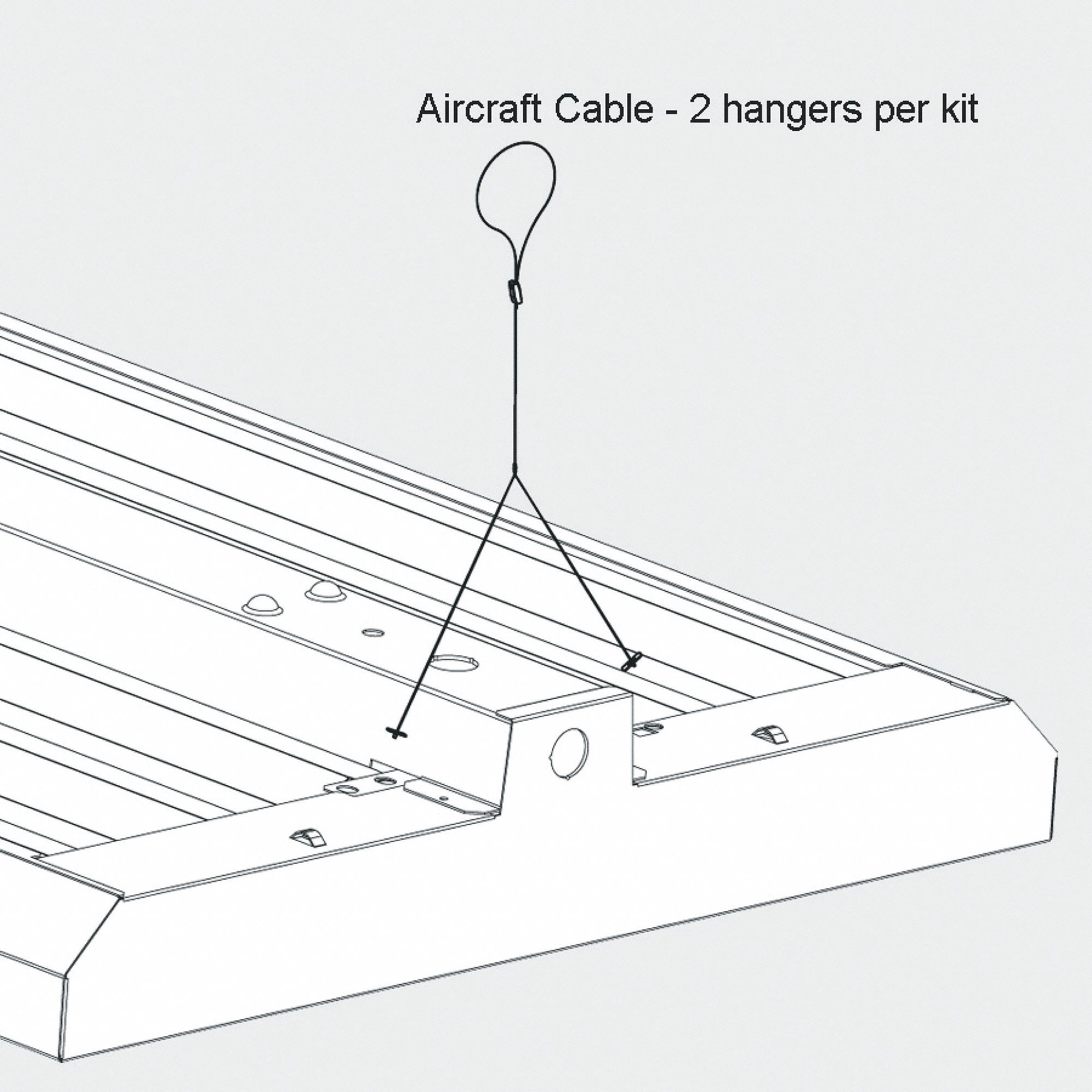 5YA13 - Aircraft Cable Hanging Kit F/FGB Fixture