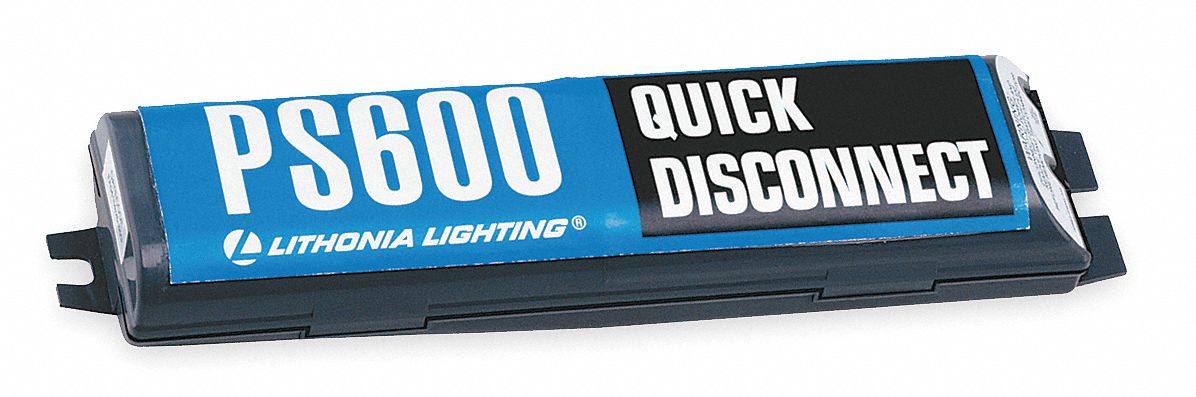 Fluorescent Battery Pack: 120 to 277V AC, 1_2 Bulbs Supported, 40 W Max. Bulb Watts, T8