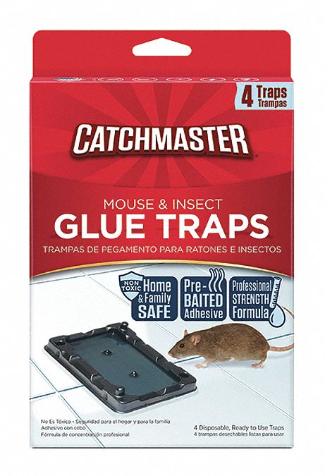  Catchmaster - Trampas de pegamento para ratas, ratones