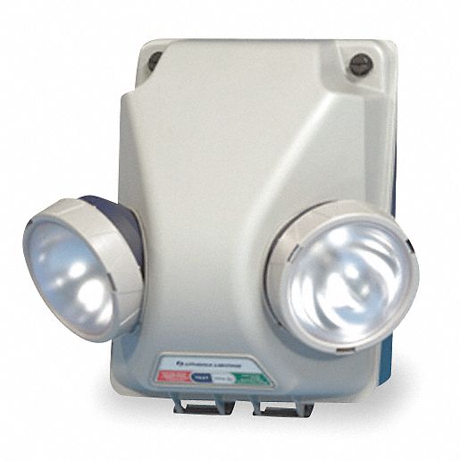 LITHONIA LIGHTING 120/277V Krypton Emergency Light, 9.0W, Blue/Gray