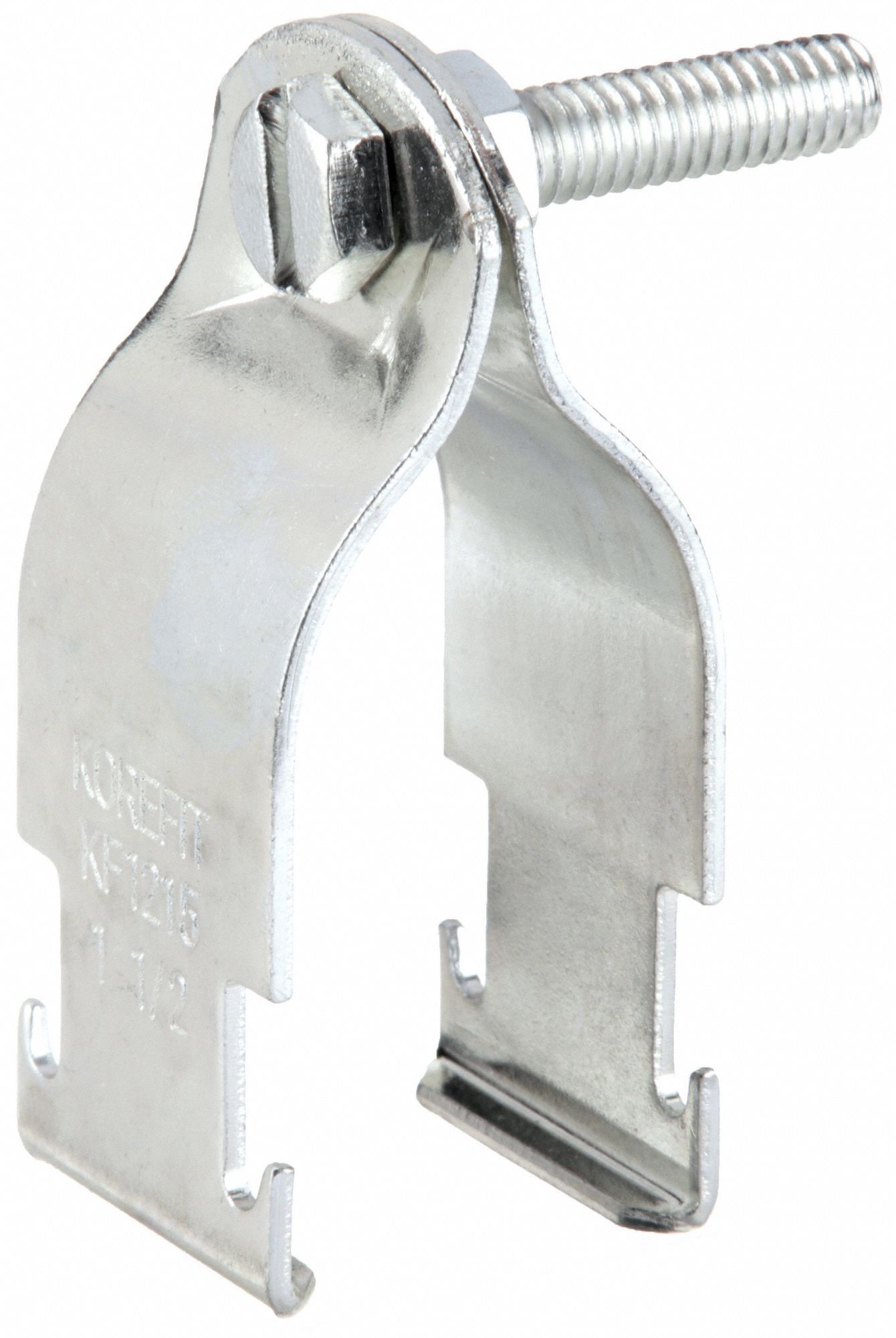 Steel, Electroplated, Conduit Strap Clamp - 5YB97|V111 1-1/2EG - Grainger