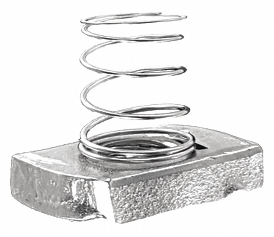 Spring Nut 1/4-20 Zinc Plated Steel For Unistrut 1/4" 1000's Available 