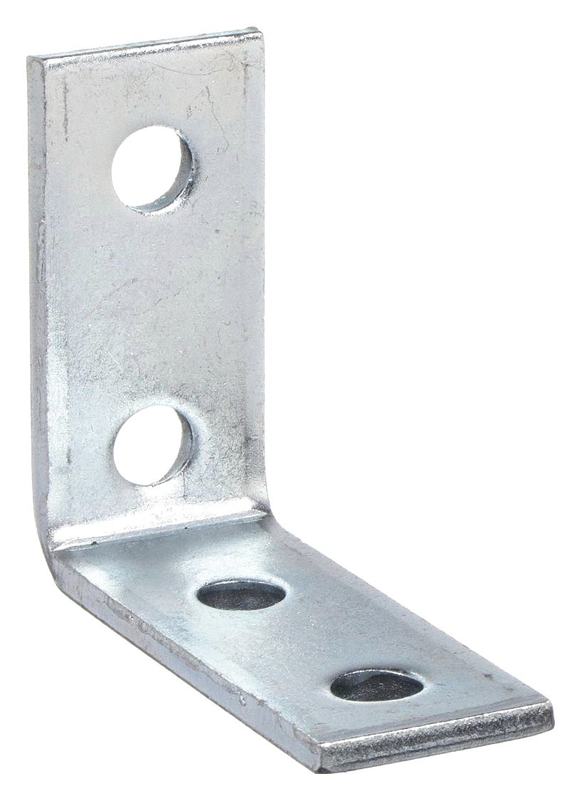 CORNER CONNECTOR, 90 DEGREES, 4 HOLES, STEEL