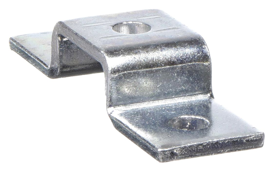 CONNECTOR, U-SHAPE, 3 HOLES, 9/16 IN HOLE DIAMETER, STEEL