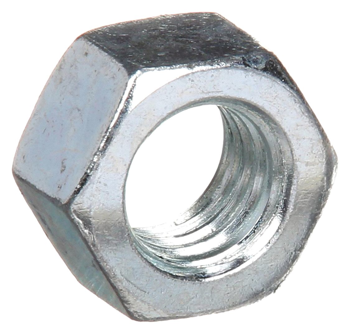 HEX NUT, 1/2"-13 THREAD SIZE, ½ IN BOLT SIZE, GALVANIZED STEEL