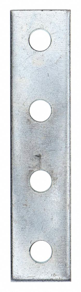 SPLICE FLAT PLATES, 4 HOLES, STEEL, FLAT CROSS PLATE FITTING