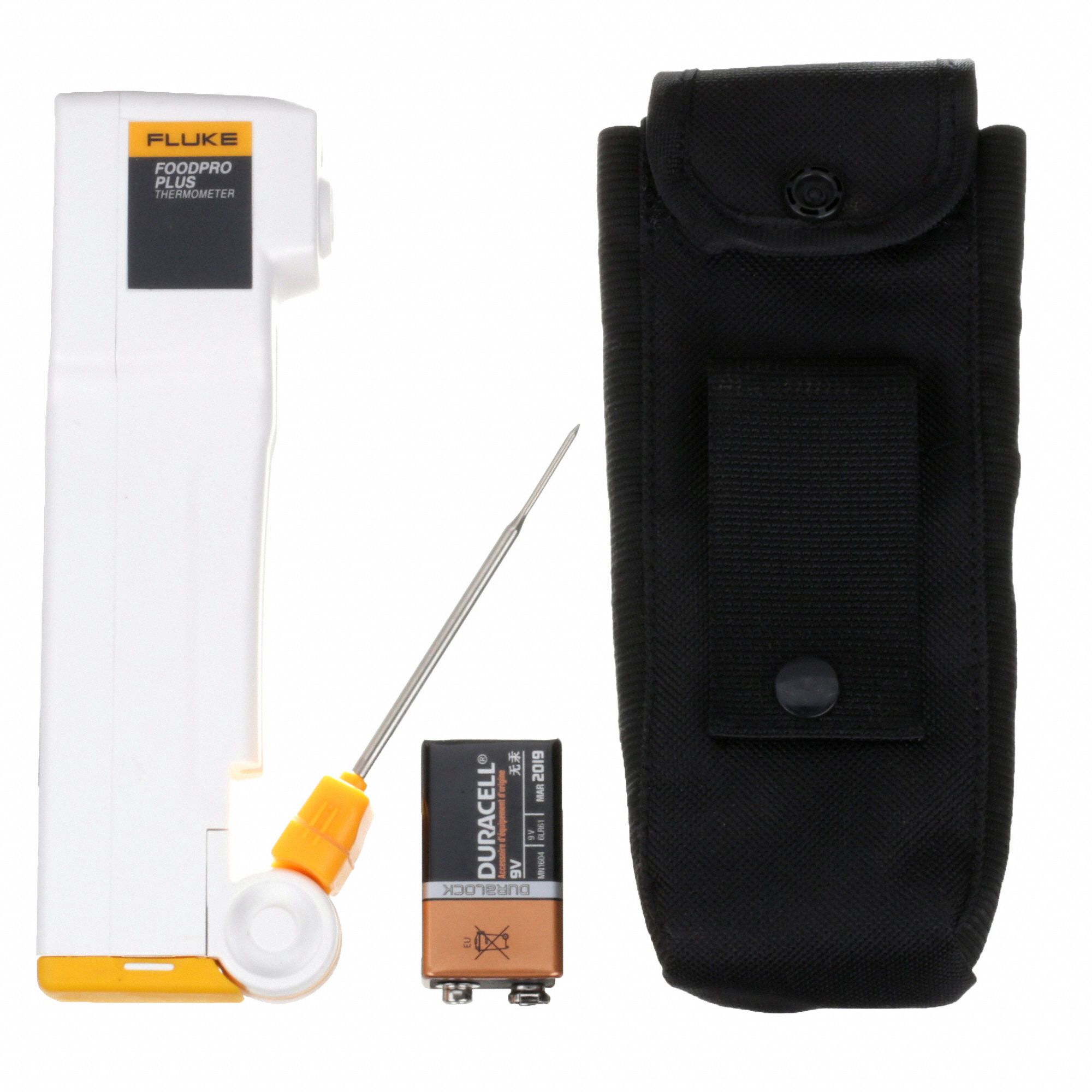 Fluke Backlit Lcd, Infrared Thermometer, Single Dot Laser Sighting 