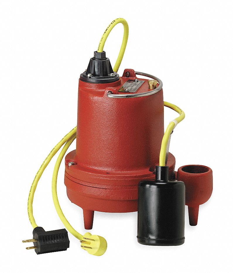 LITTLE GIANT Bomba Sumergible , Nailon , 8A , 115V , 1/2 HP - Bombas  Sumergibles para Altas Temperaturas - 35LV01