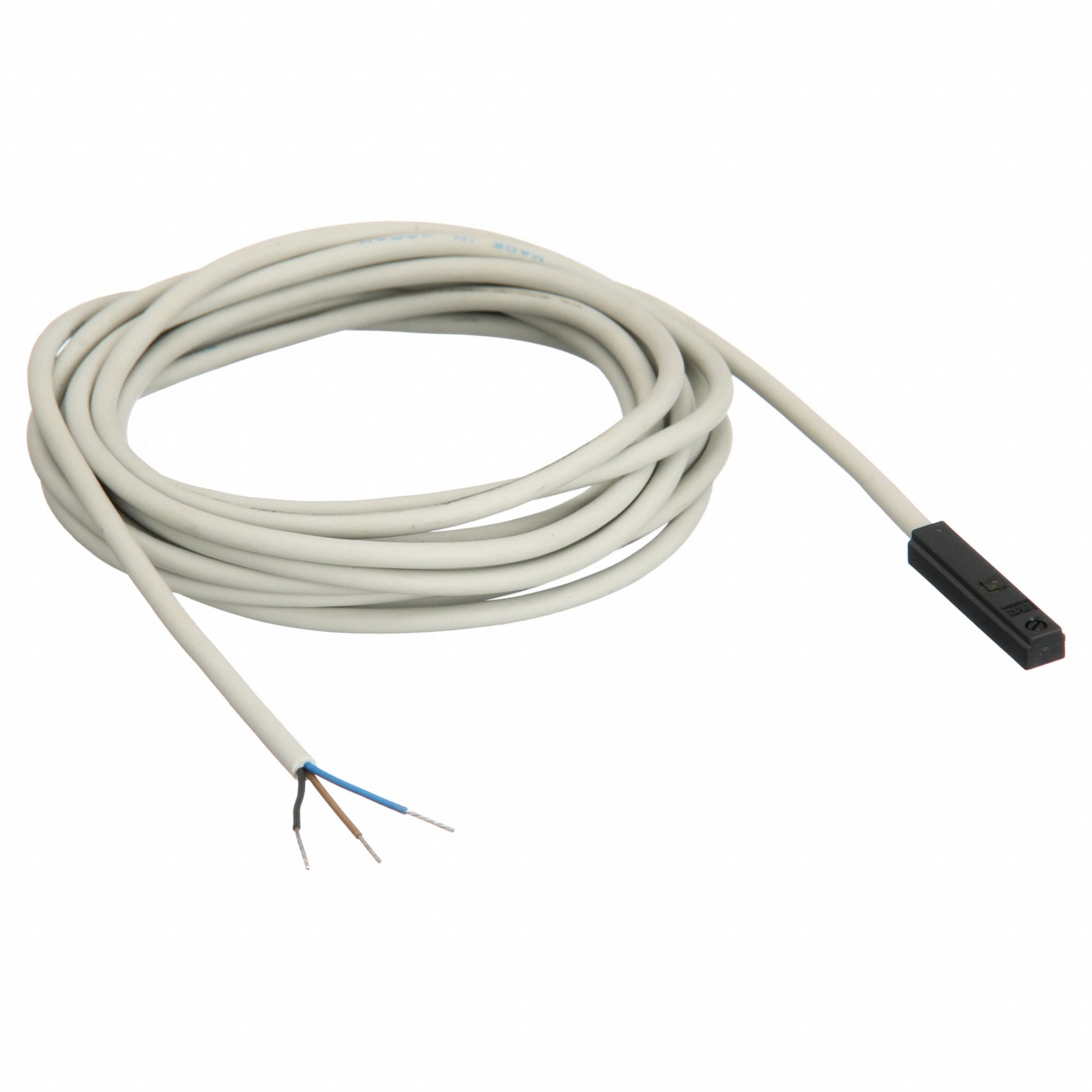 Solid State Switch: D-Y59AL, Prewired, NPN, Composite, 24V DC, 2 Wires, 9.8 ft Lead Lg (ft), LED