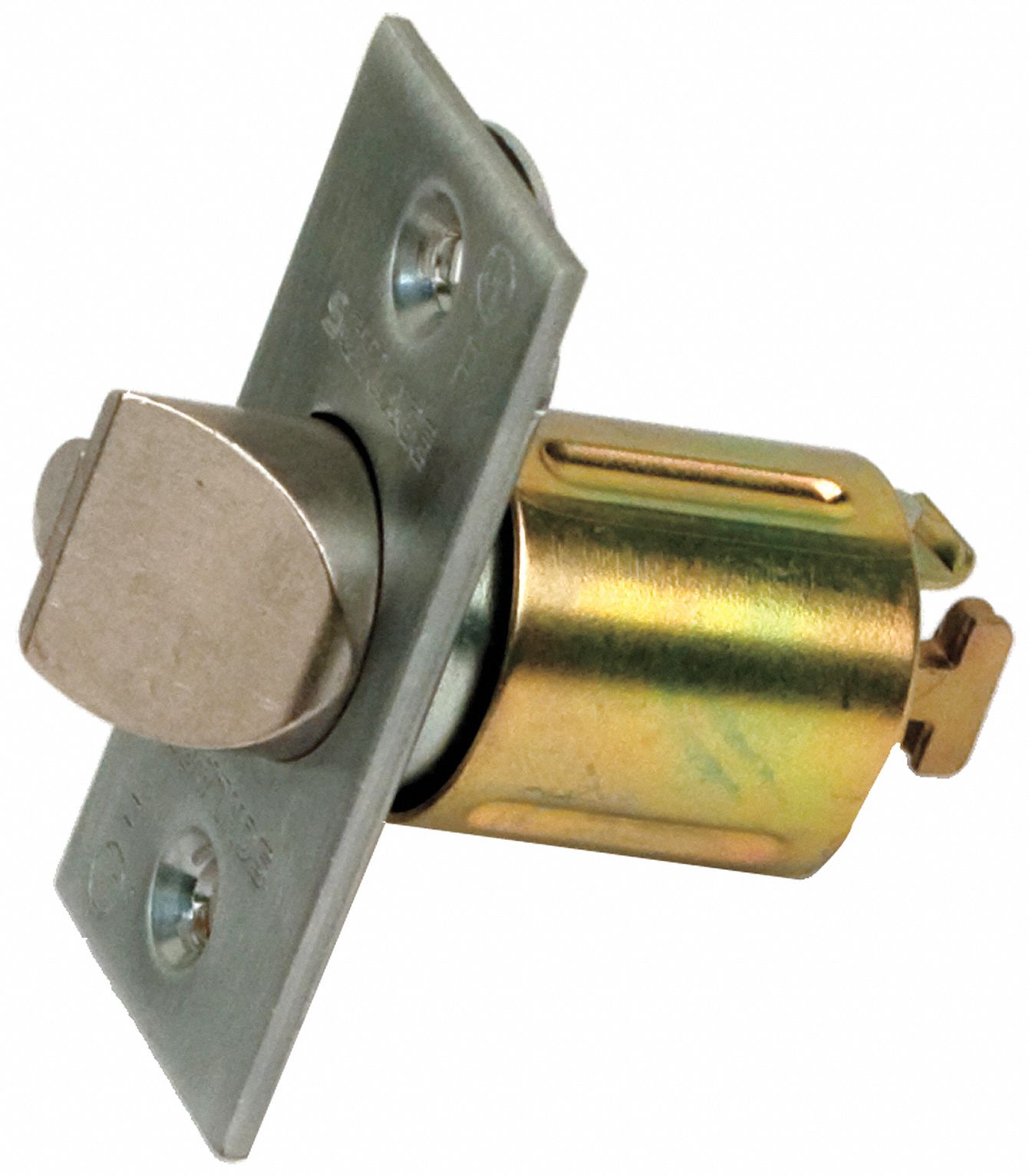 Schlage 16-203 2 3/8 or 2 3/4 Replacement Deadlatch with Square Corner 1 x 2 - Polished Brass