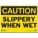 CAUTION SIGN, PLASTIC, RECTANGLE, ENGLISH, 14 X 10 IN