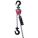 LEVER CHAIN HOIST, HOOK MOUNTED - NO TROLLEY, 550 LB LIFTING CAPACITY, 5 FT LIFT L, 0.25 TON